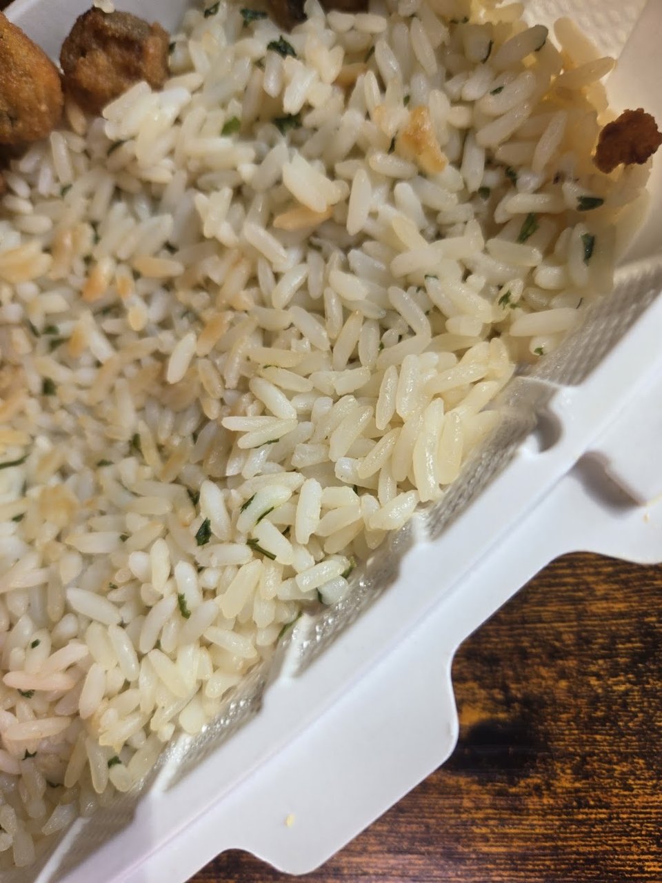 Comes with Rice
